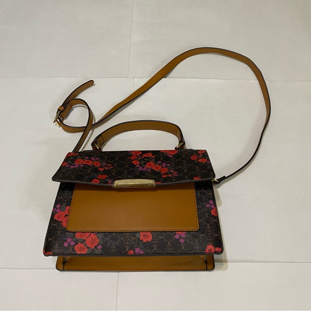 Nanette Lepore Floral Brown Handbag - Picture 2 of 16